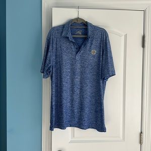 Men’s XL Under Armour golf shirt. Heather blue.